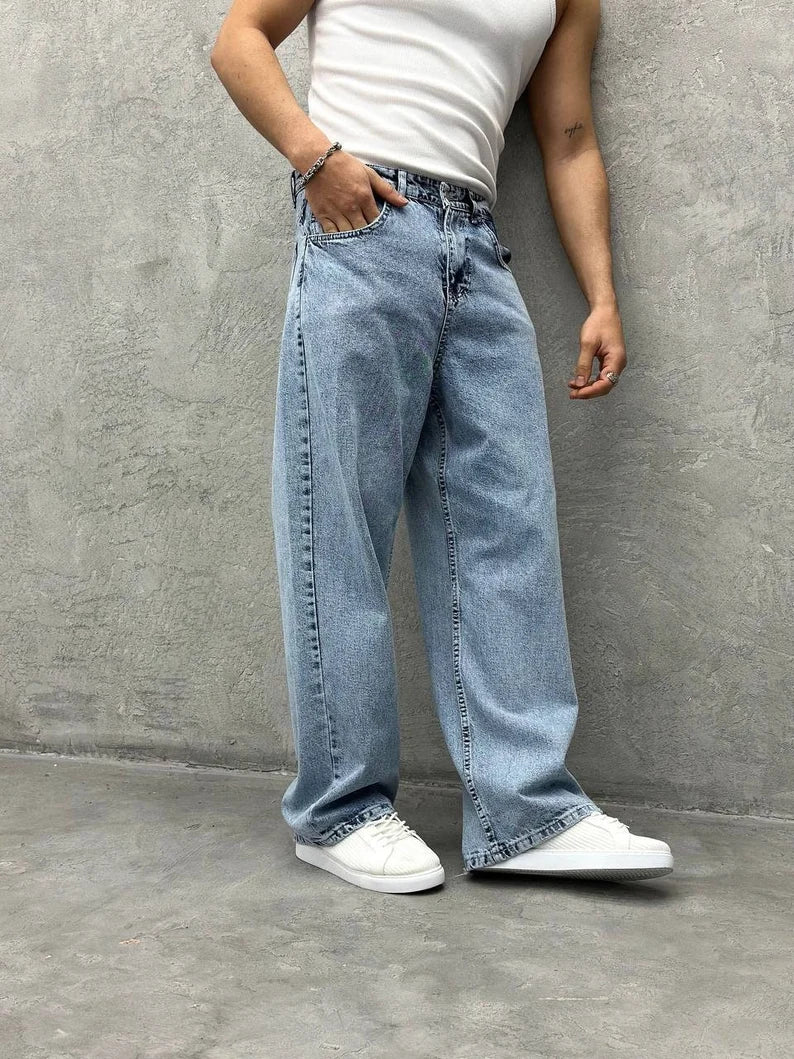 Baggy Jeans Bootcut Jeans Too Long Oh So Vintage Men Baggy Jeans