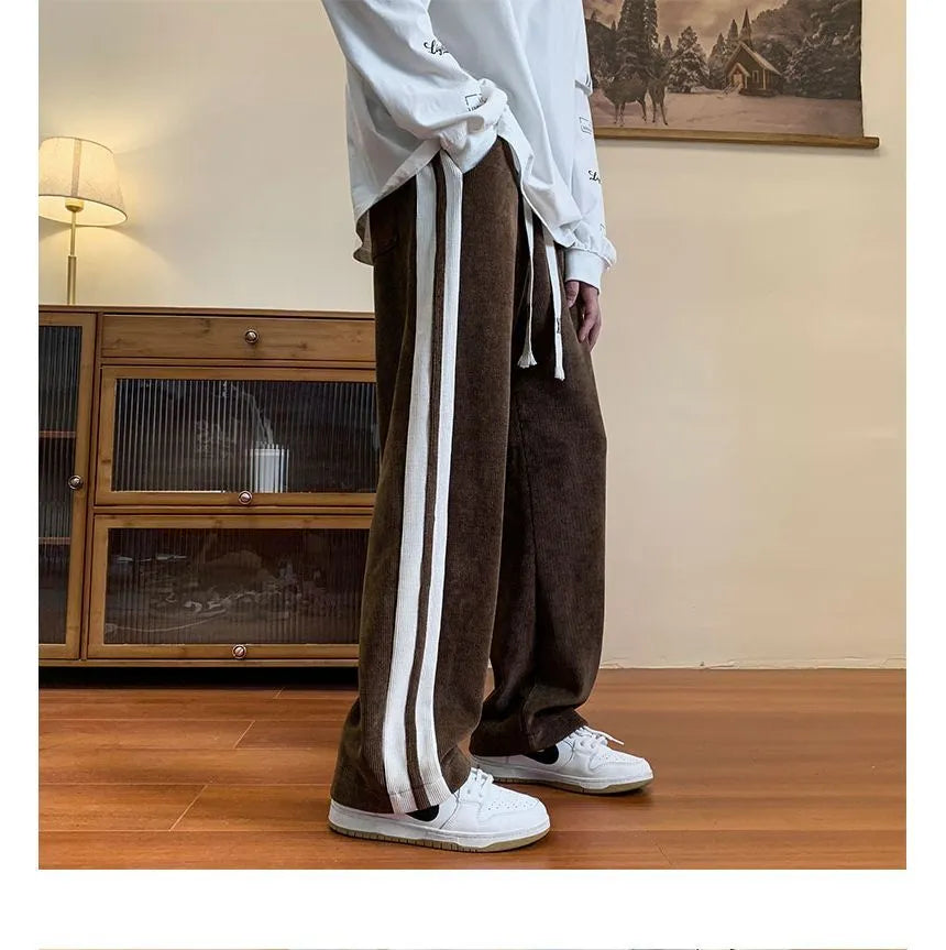 Corduroy pants joggers hot sale