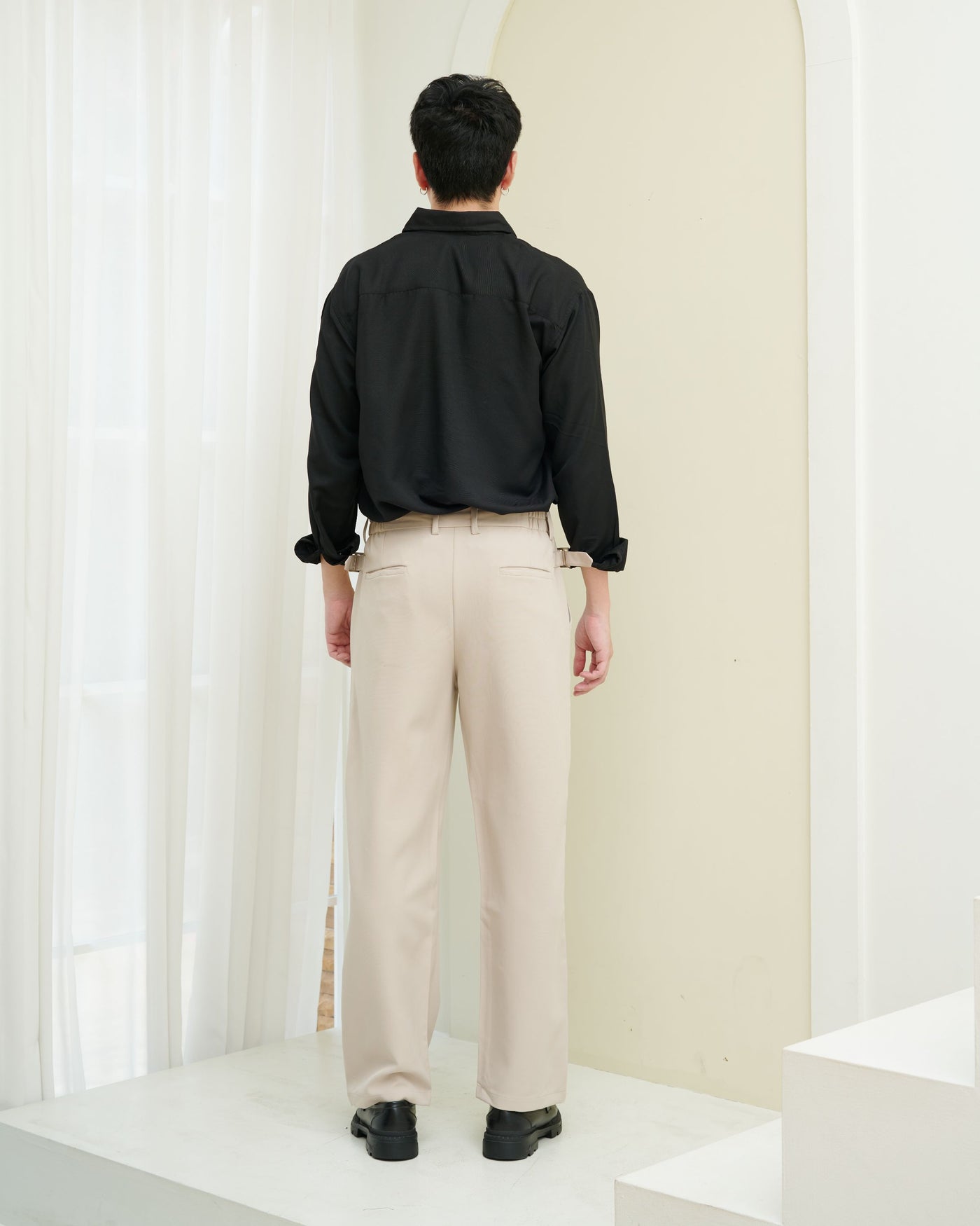 Seoul Style Waist Clip Korean Trousers