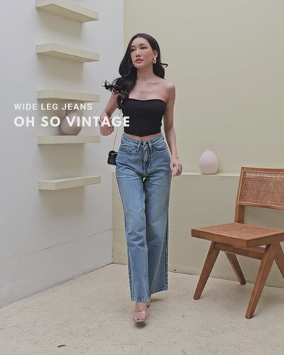 Oh So Vintage Wide Leg Jeans