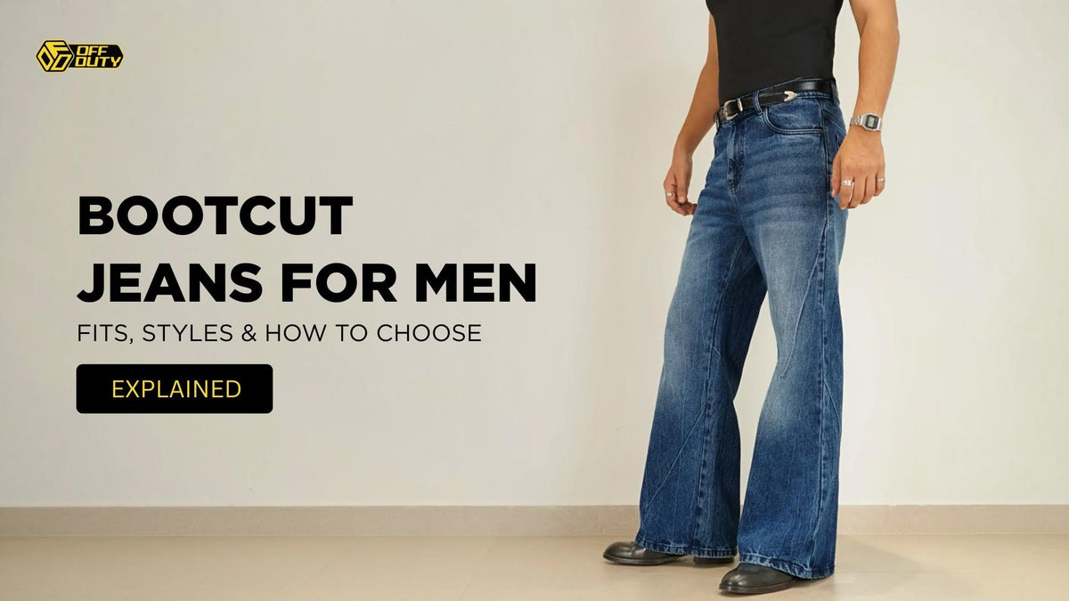 Bootcut Jeans for Men Explained: Fits, Styles & How to Choose