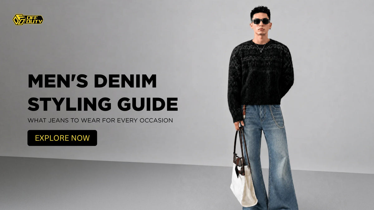 Men's Denim Styling Guide: What Jeans to Wear for Every Occasion