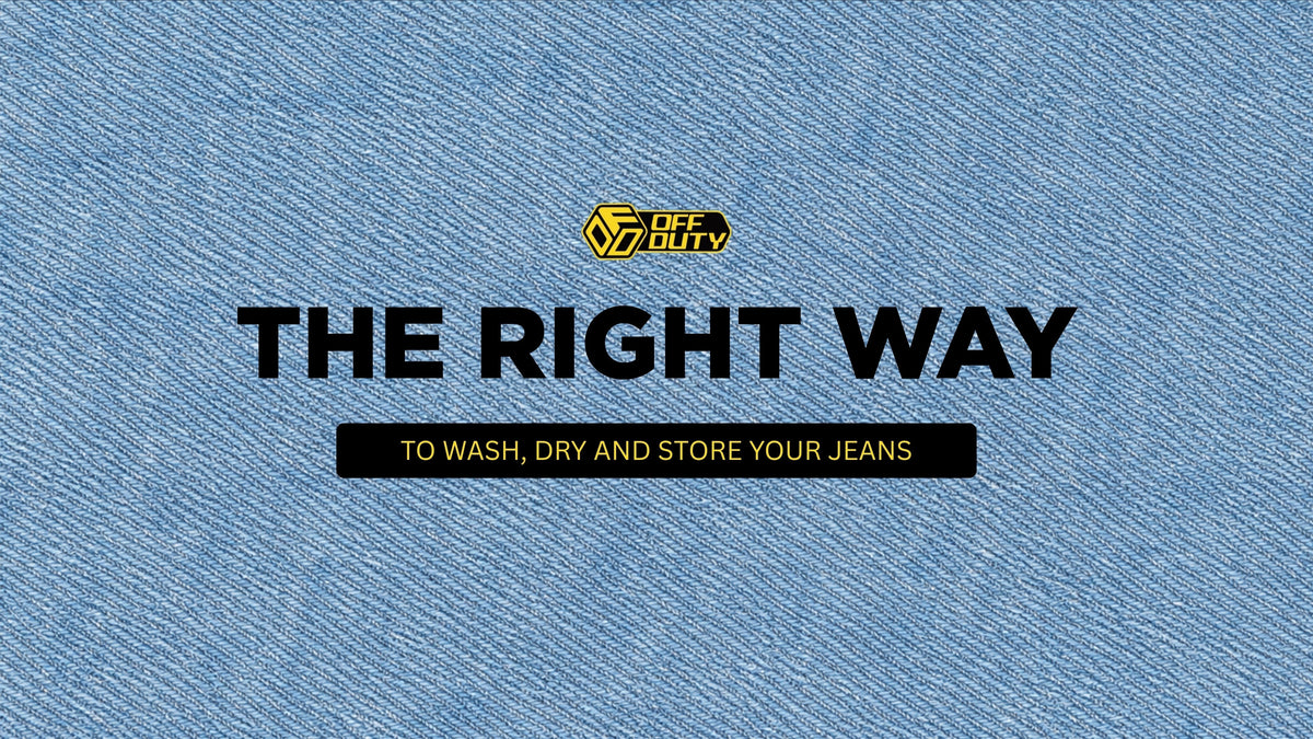 The Right Way to Wash, Dry and Store Your Jeans