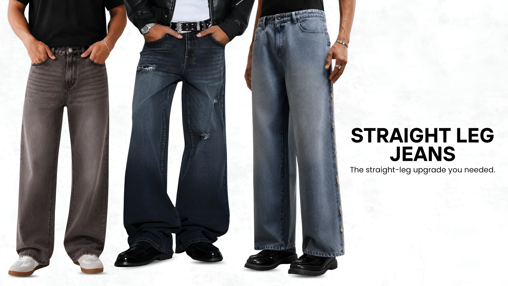 Straight Leg Jeans Men