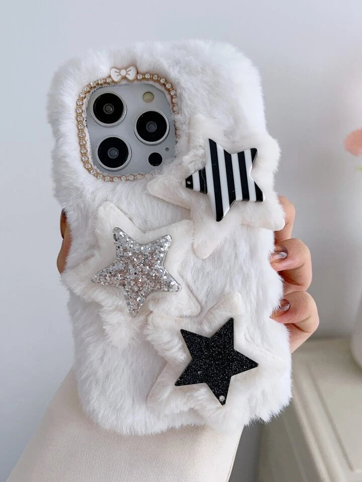 Starry Fur Charm Iphone Cover – Offduty India