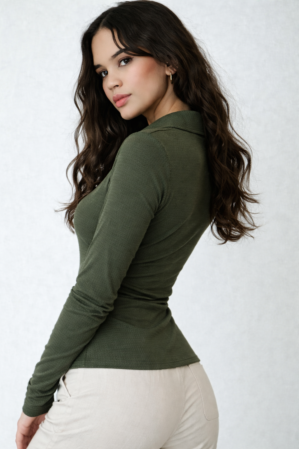 Hookline Edge Shirt Top
