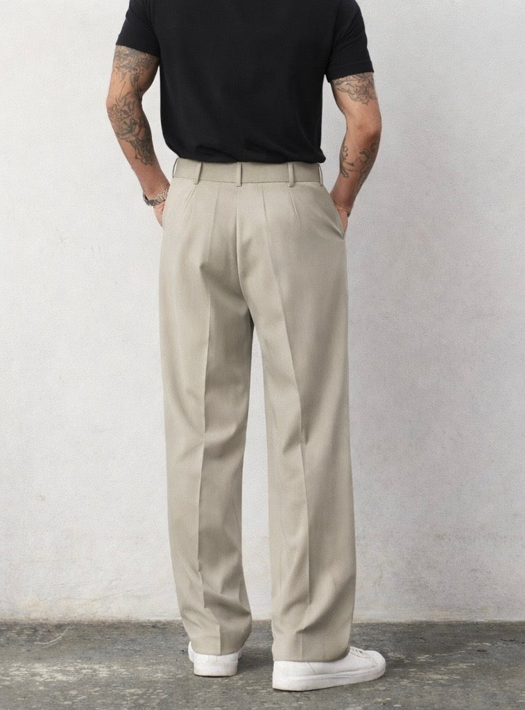 Neat Pleats Tailored Linen Pants