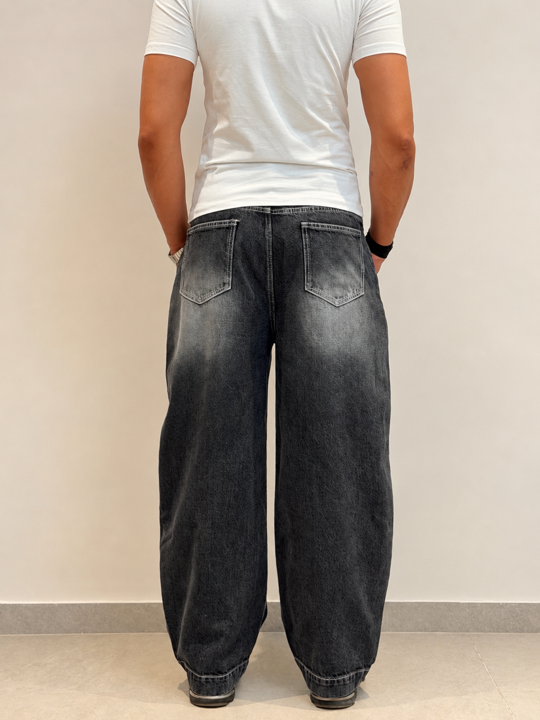 Iron Grey Japan Baggy Jeans