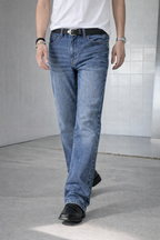 Fiction Blue Straight Fit Jeans
