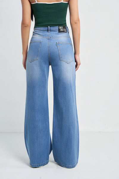 Aesthetic High Waisted Wide Fit Baggy Jeans