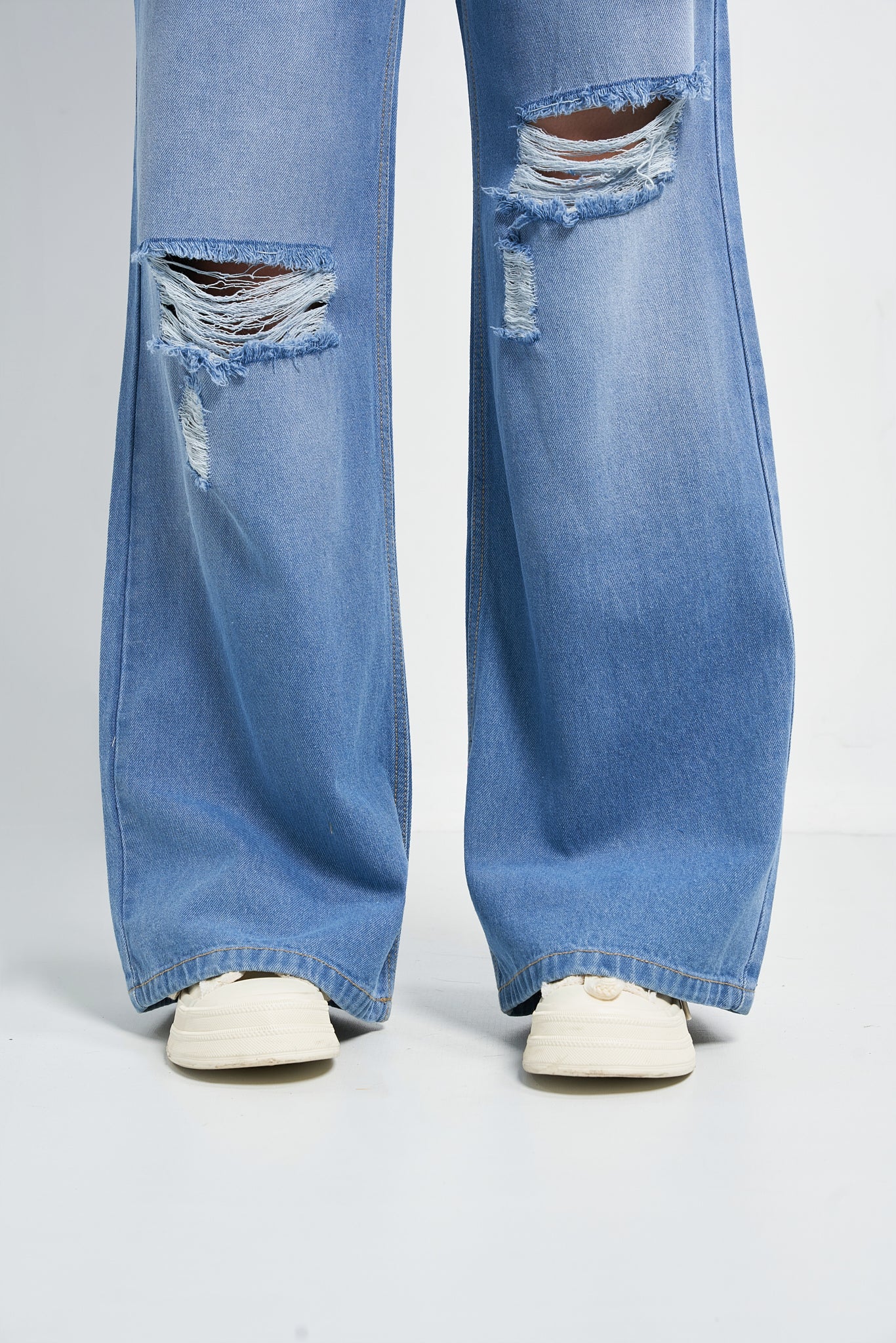 Aesthetic High Waisted Wide Fit Baggy Jeans