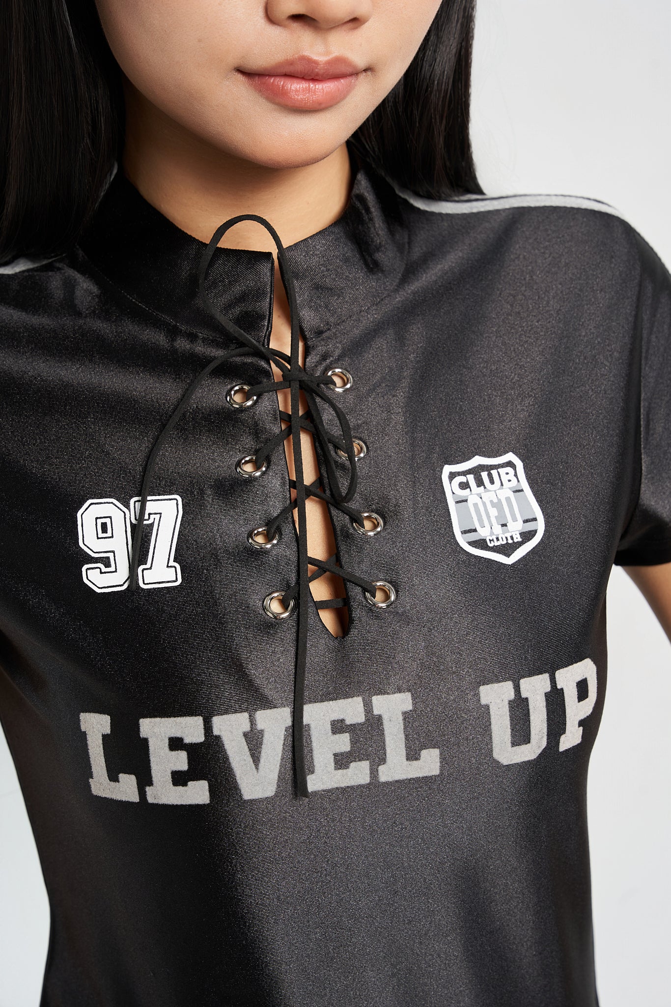 Level Up Racer Jersey Top