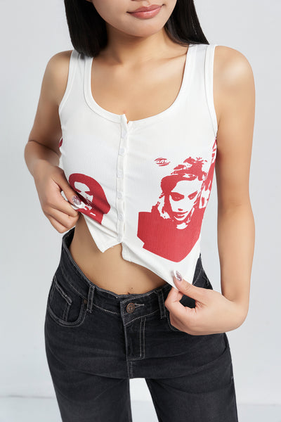 Art Form Button Up Top