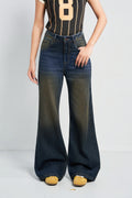 Desert Blue Dust Wide Leg Jeans