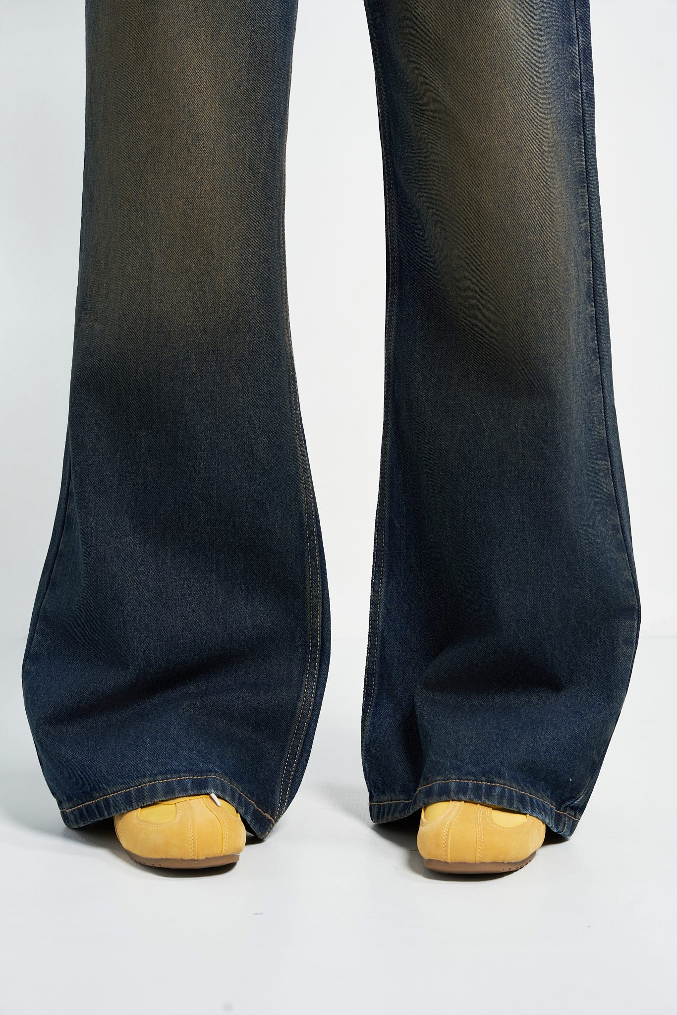 Desert Blue Dust Wide Leg Jeans