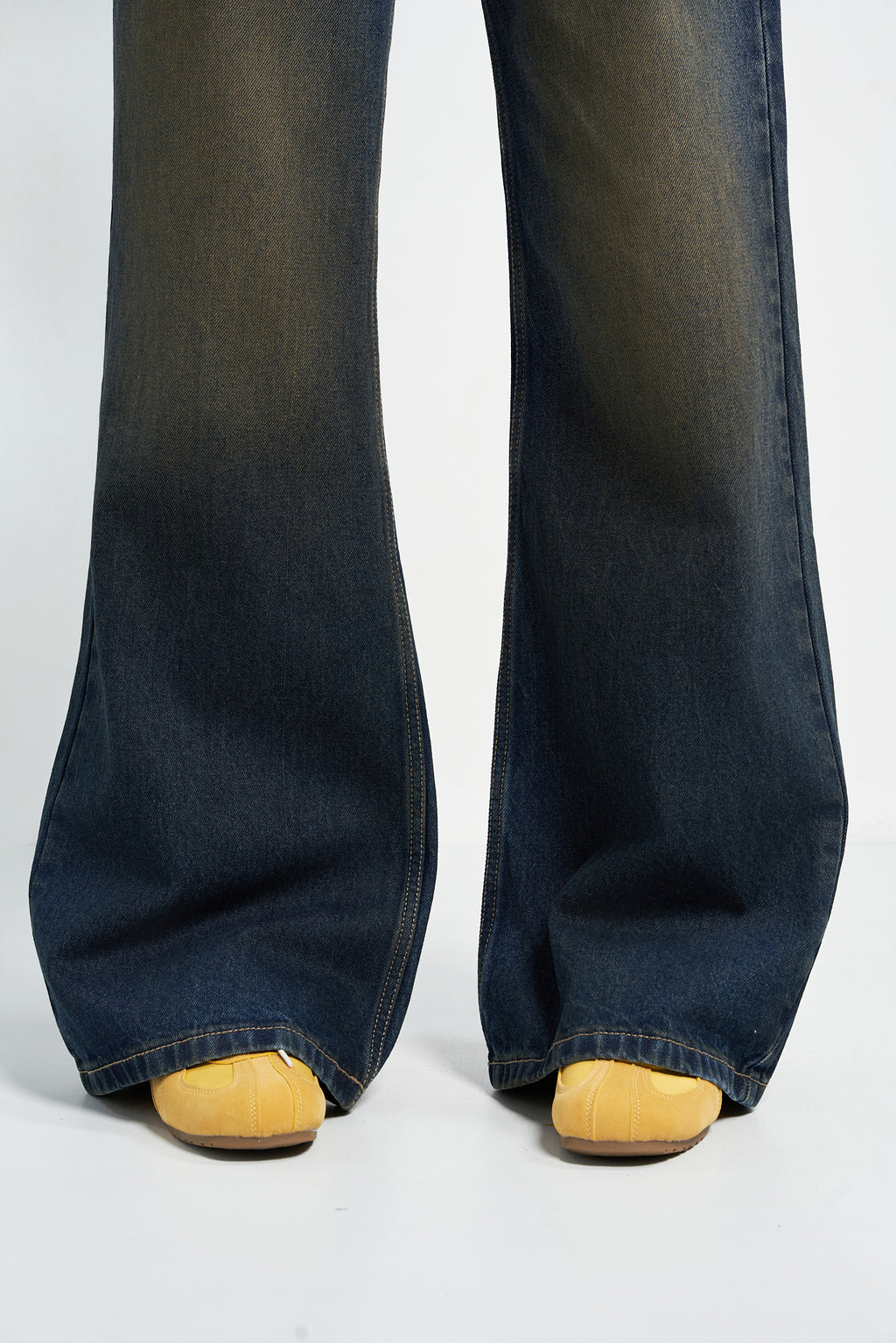 Desert Blue Dust Wide Leg Jeans
