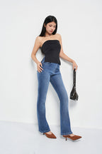 West Side Blue Bootcut Jeans