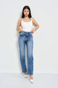 Sleek Tailored Straight Fit Jeans