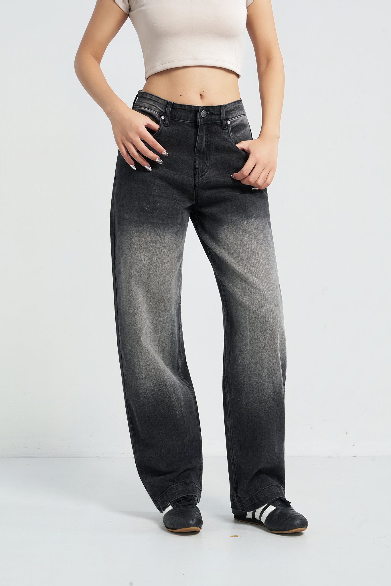 Night Flame Baggy Jeans