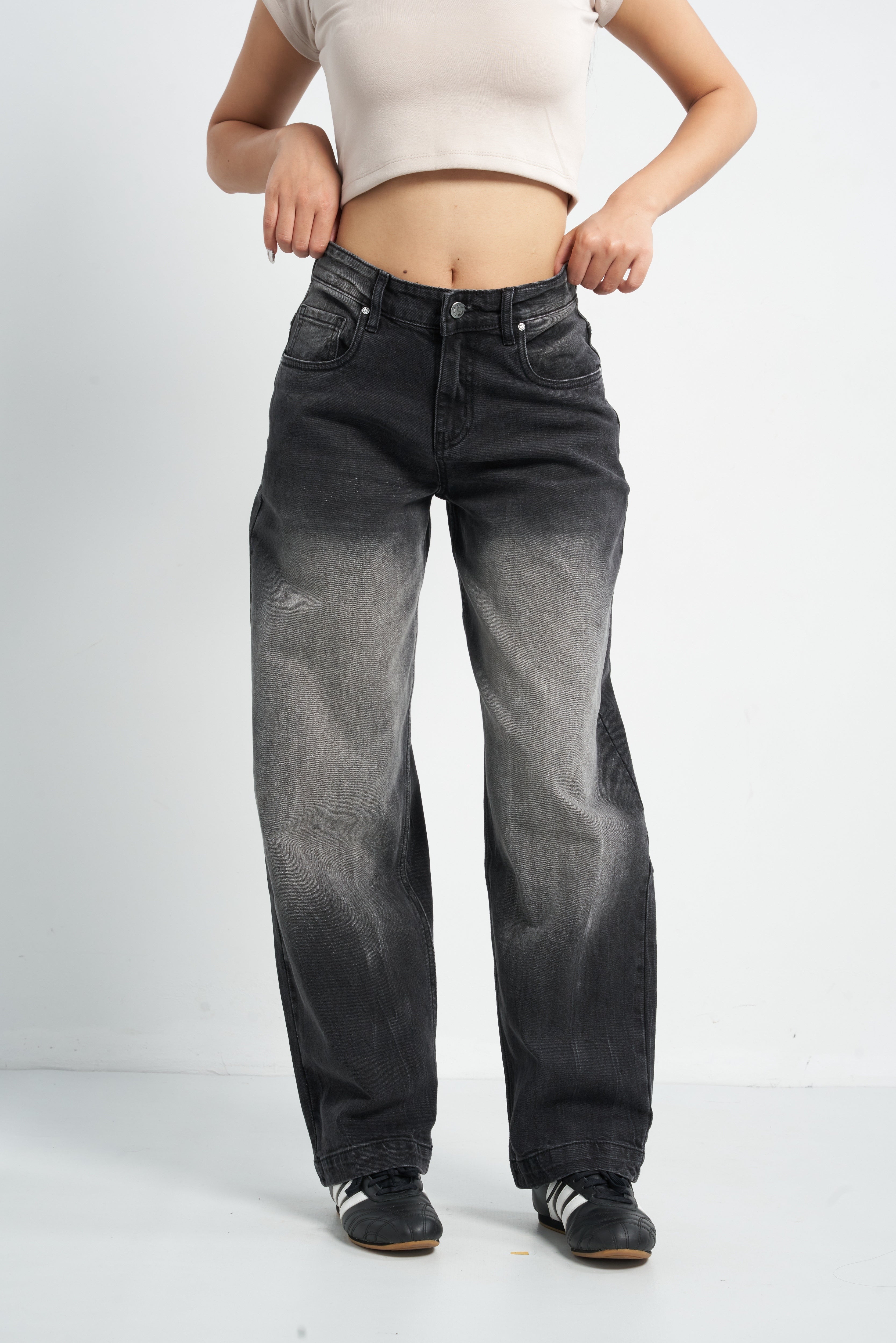 Night Flame Baggy Jeans