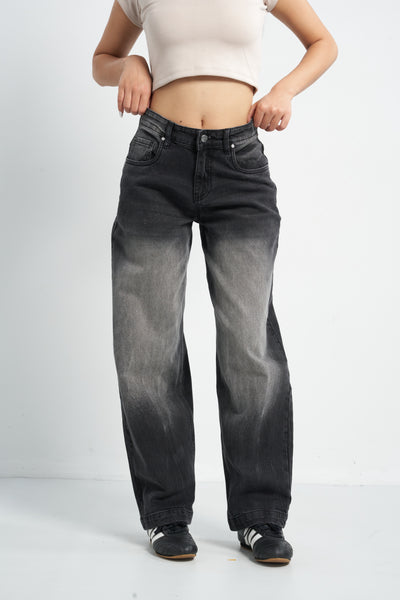 Night Flame Baggy Jeans