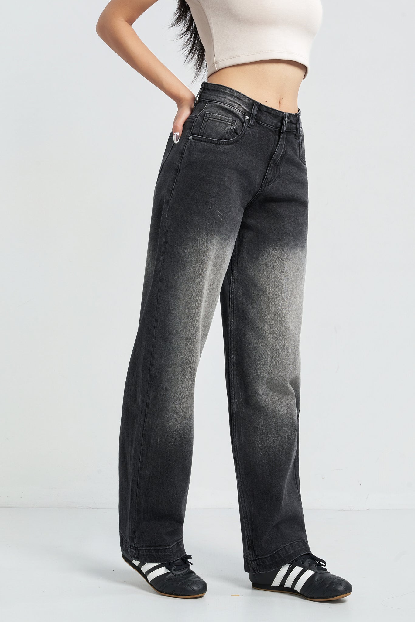 Night Flame Baggy Jeans