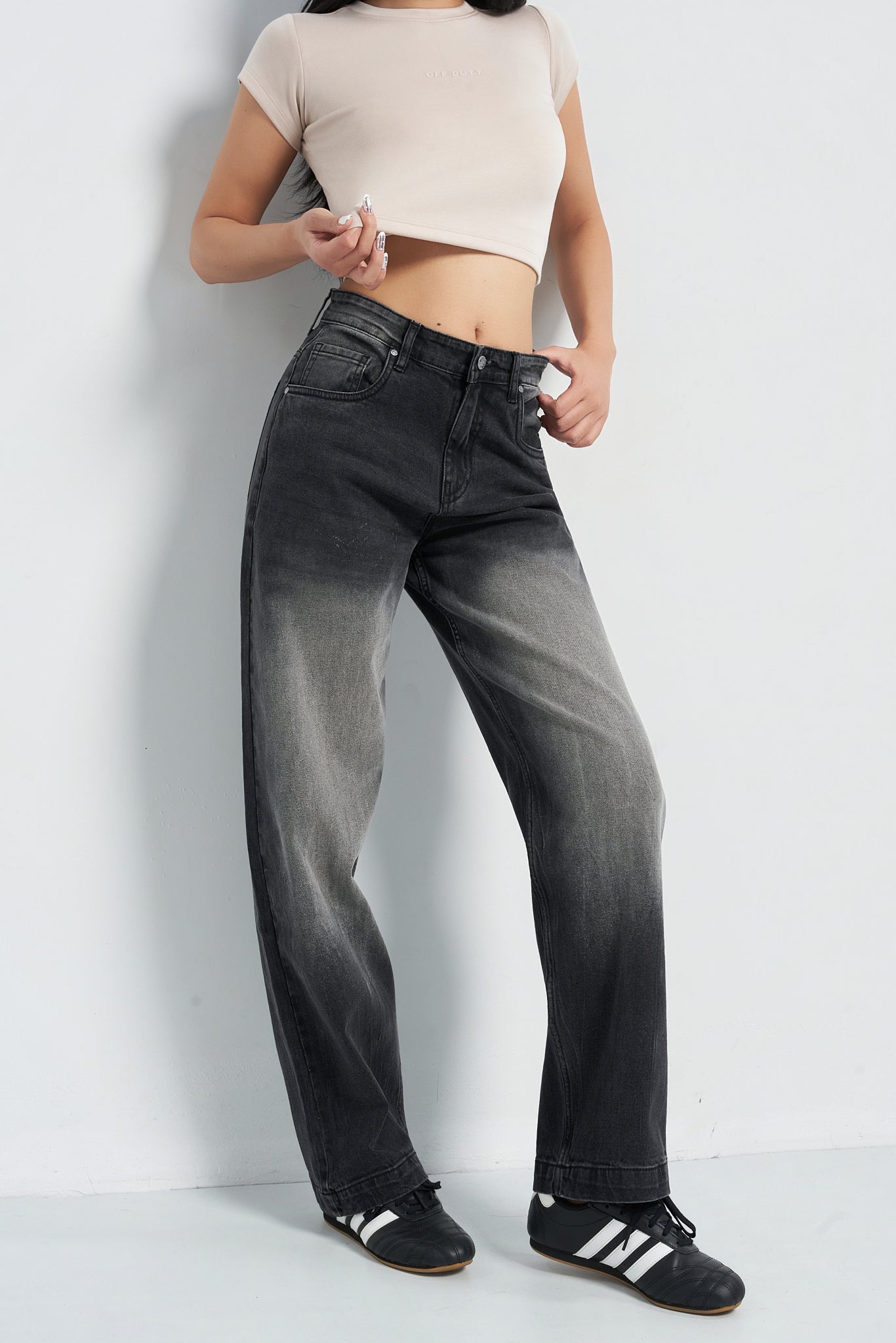 Night Flame Baggy Jeans