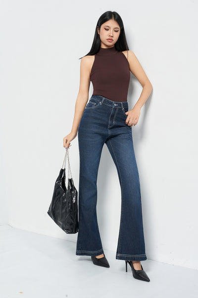 Static Fade Flare Jeans