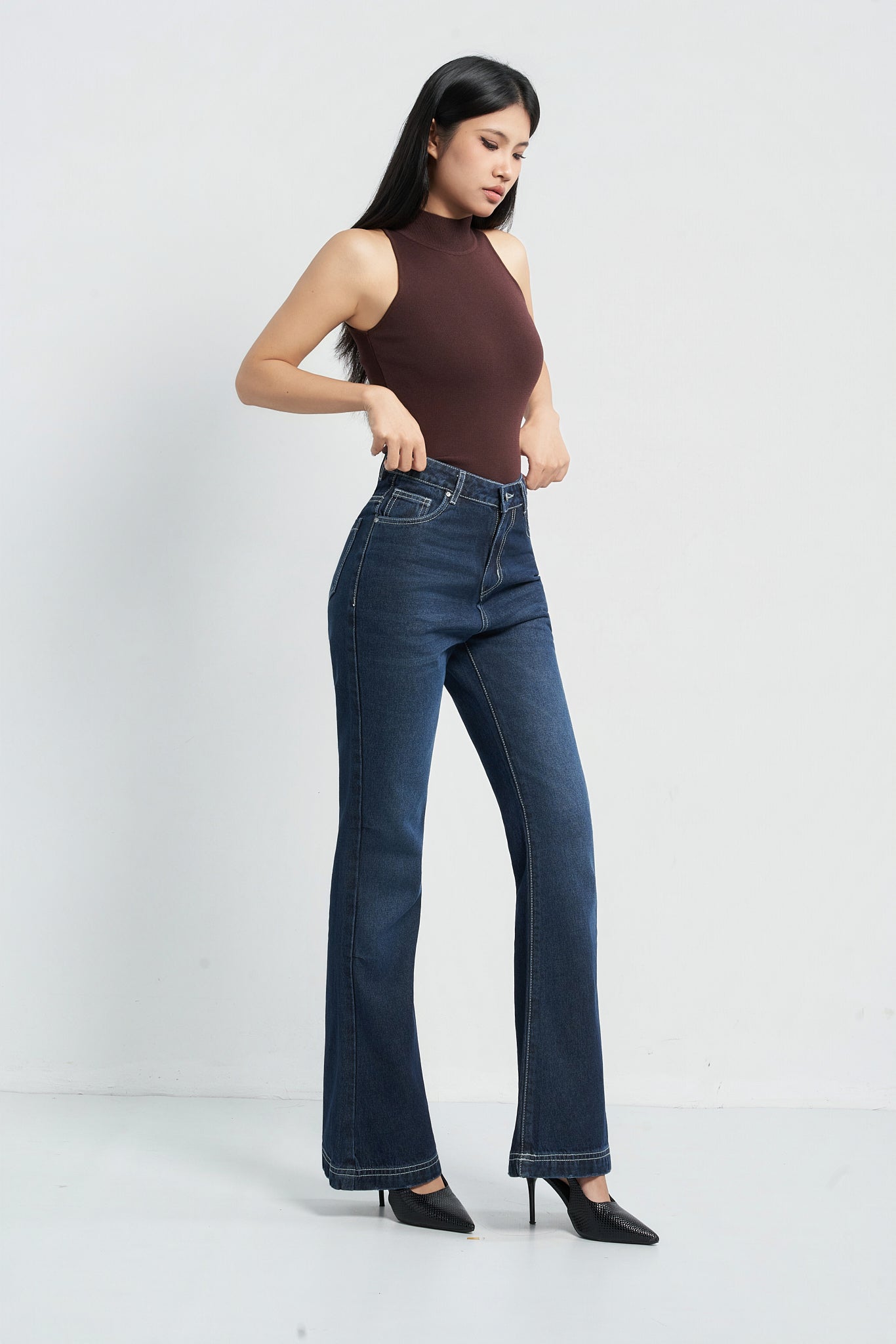 Static Fade Flare Jeans