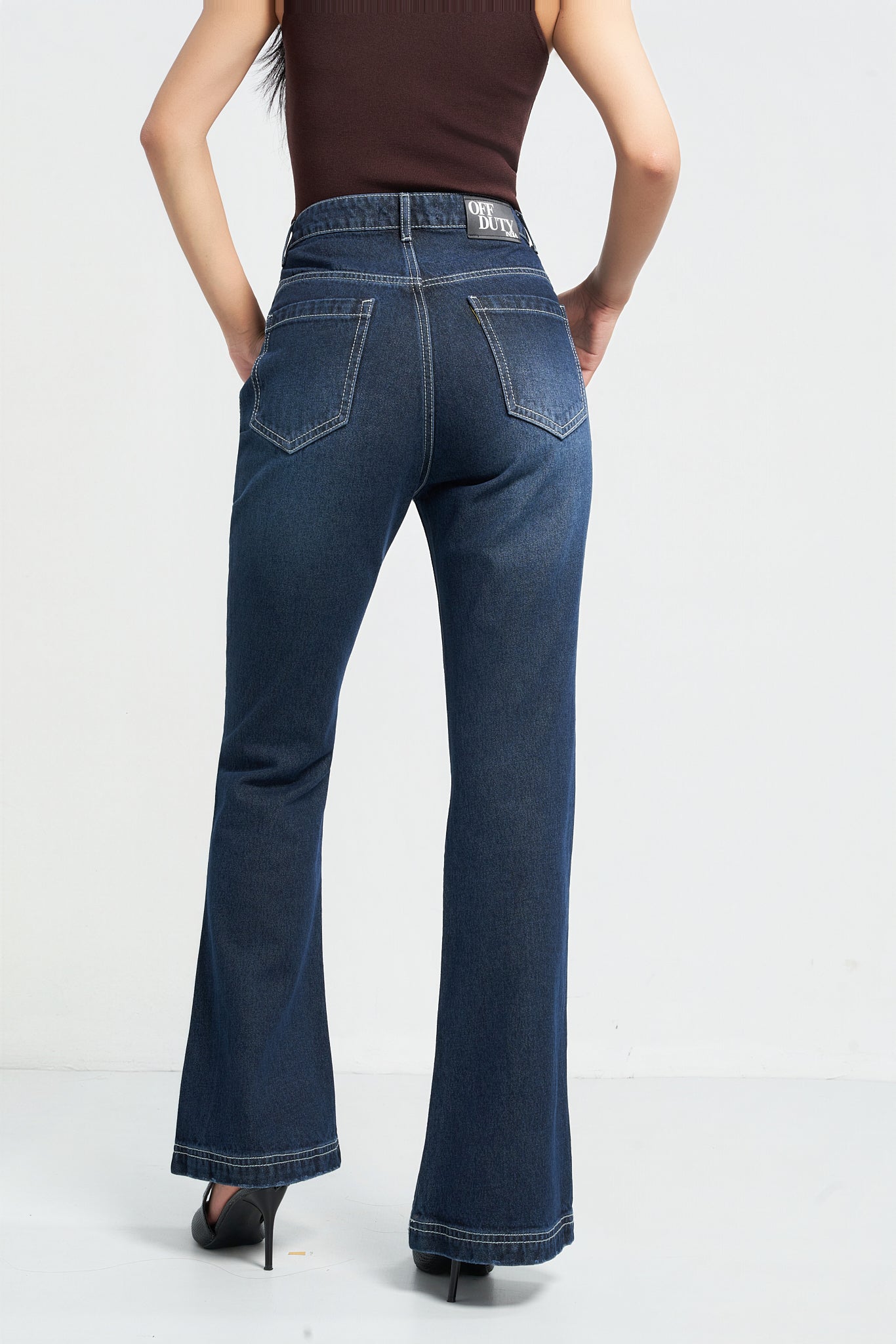 Static Fade Flare Jeans