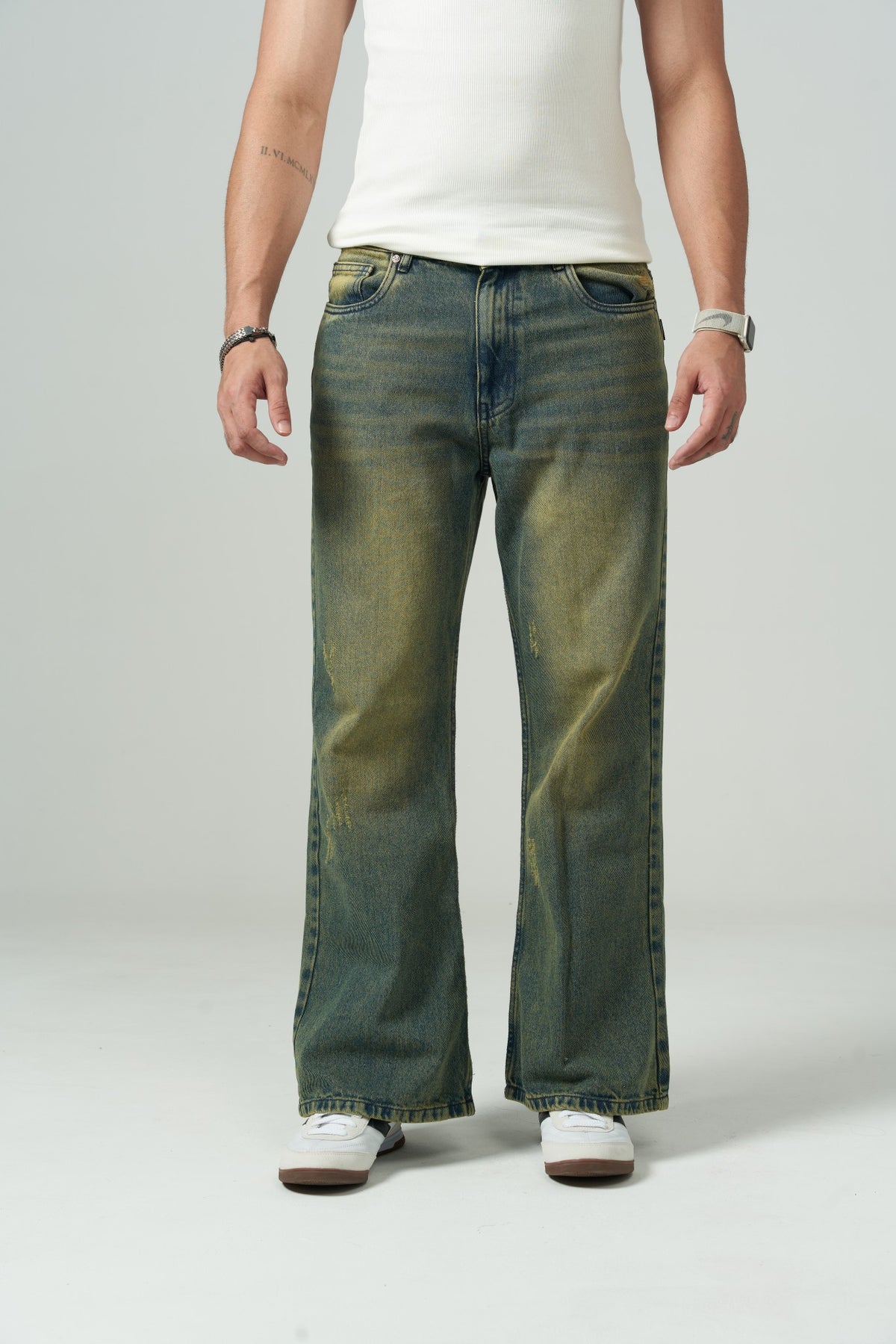 Copper Comeback Bootcut Jeans Brown - Image 3