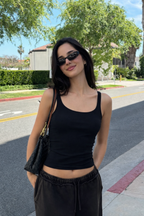Basic Padded Sleeveless Top