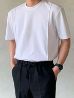 Daily Detail Seam baggy Korean Tee