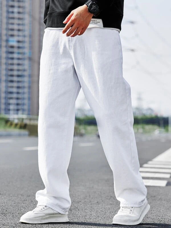 Linen Cotton Pants Cotton Linen Joggers Hip Hop Pants Mens Soft Bottom |  eBay