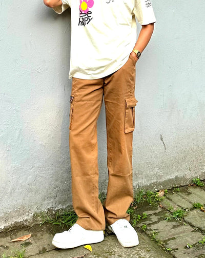 Seoul Wide Leg Men Trouser Cargos