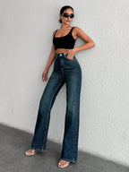 Copper Blue Loose Straight Fit Jeans