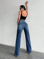 Copper Blue Loose Straight Fit Jeans
