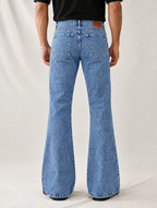 Cool Blue Vintage Bootcut Jeans