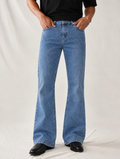 Cool Blue Vintage Bootcut Jeans