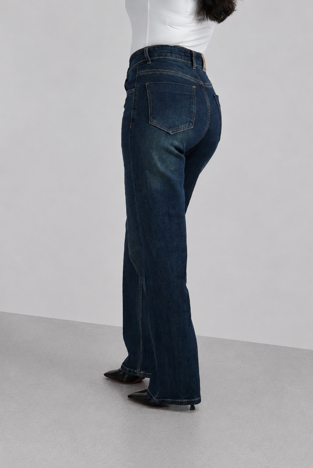 Copper Blue Loose Straight Fit Jeans