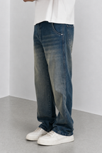 Take It Easy Blue Baggy Jeans