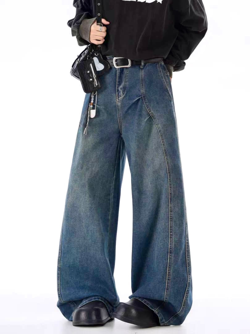 Blue Fracture Japan Baggy Jeans – Offduty India