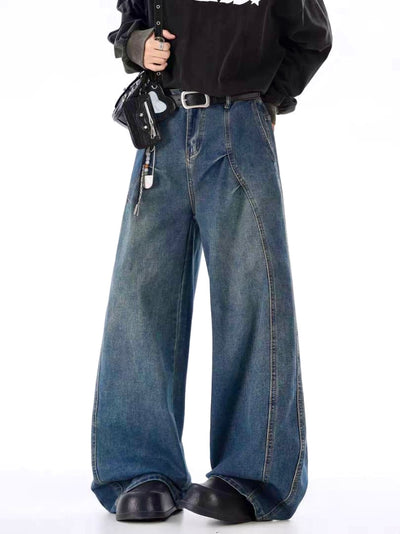 Blue Fracture Japan Baggy Jeans