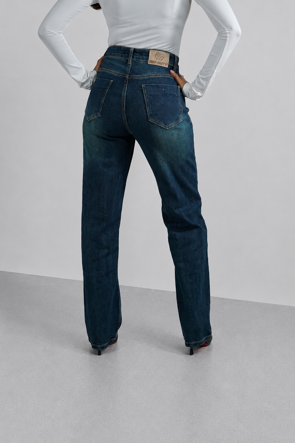 Copper Blue Loose Straight Fit Jeans