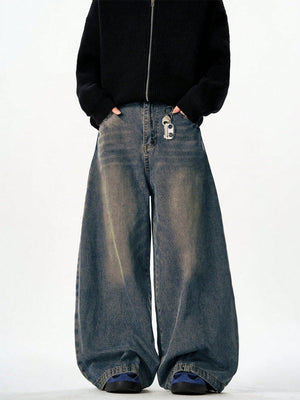 Antique Blue Baggy Japan Fit Jeans