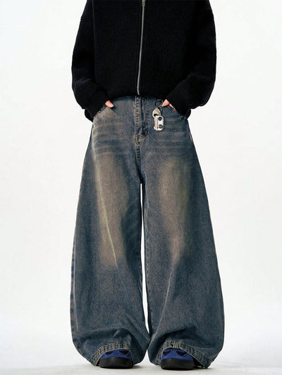 Antique Blue Baggy Japan Fit Jeans