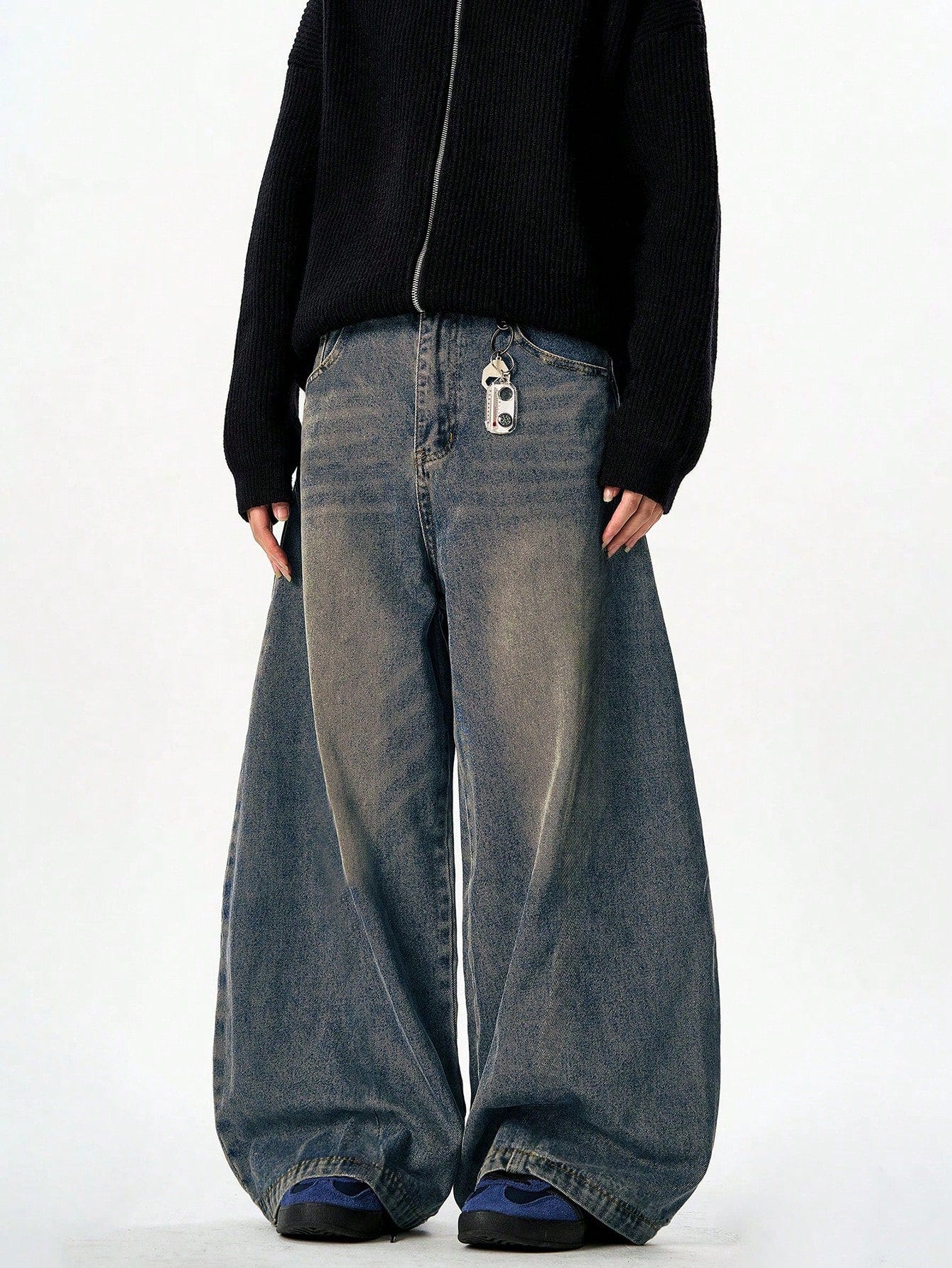 Antique Blue Baggy Japan Fit Jeans