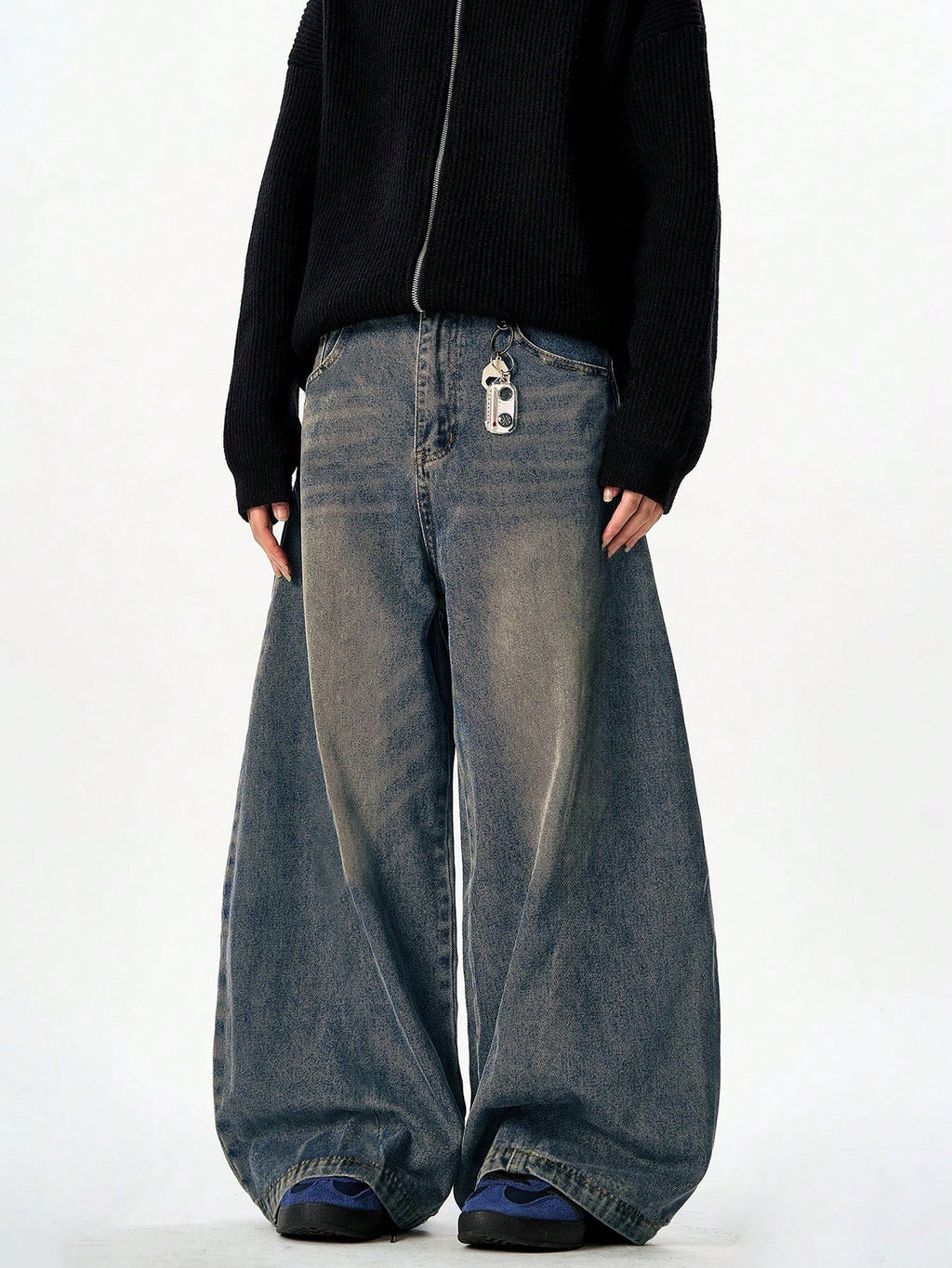 Antique Blue Baggy Japan Fit Jeans