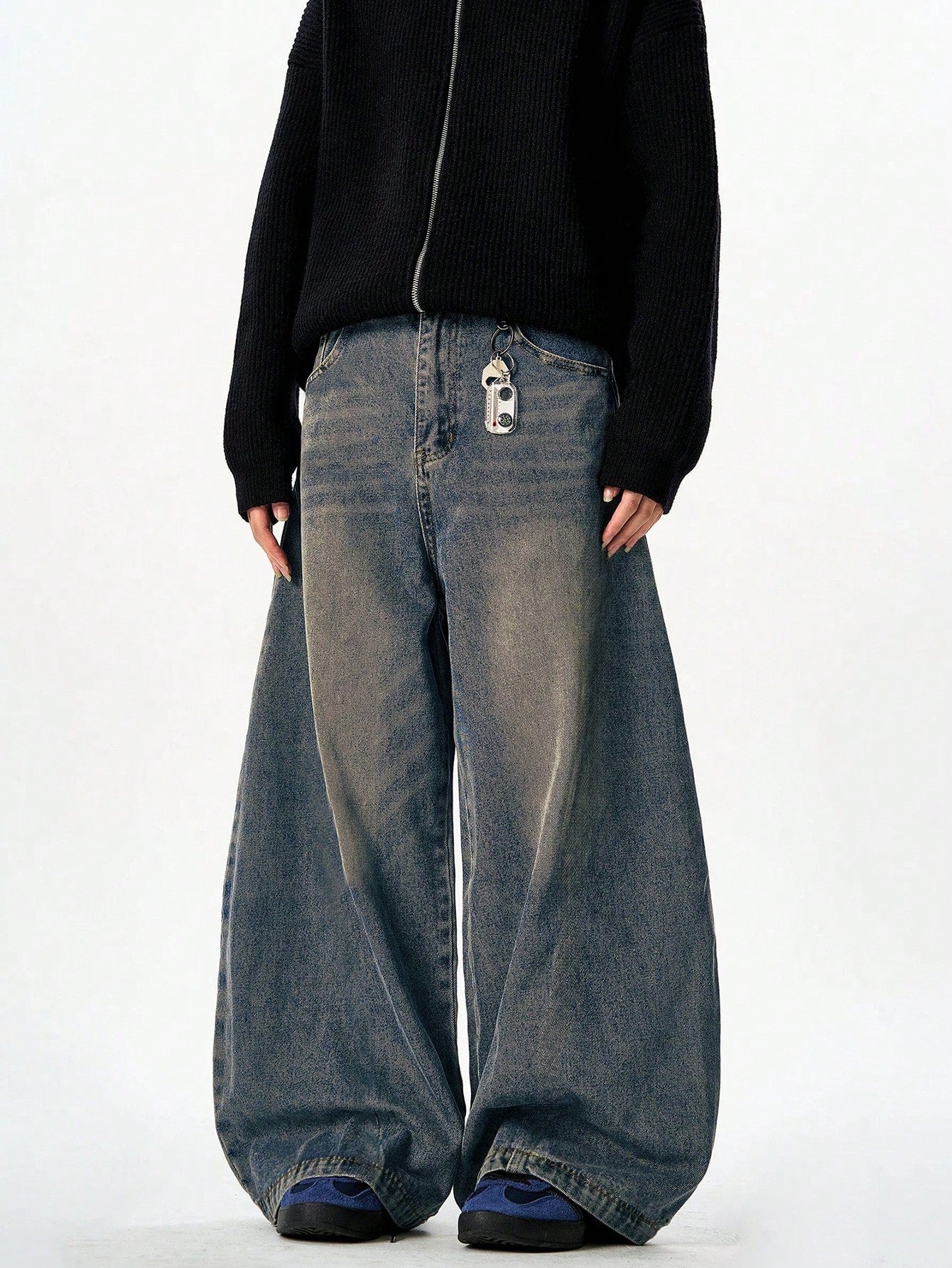 Antique Blue Baggy Japan Fit Jeans