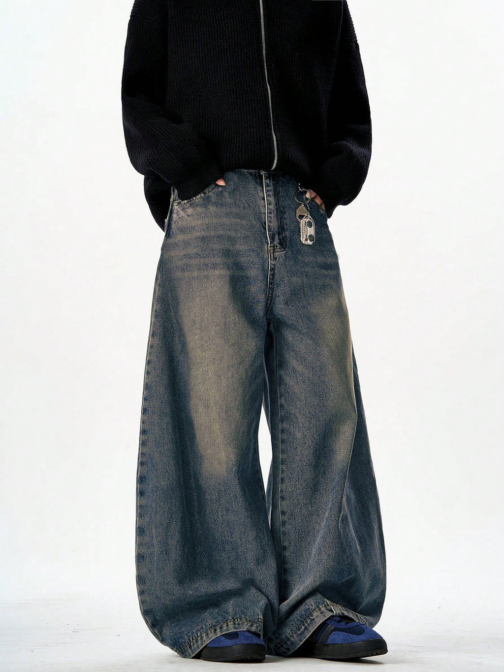 Antique Blue Baggy Japan Fit Jeans